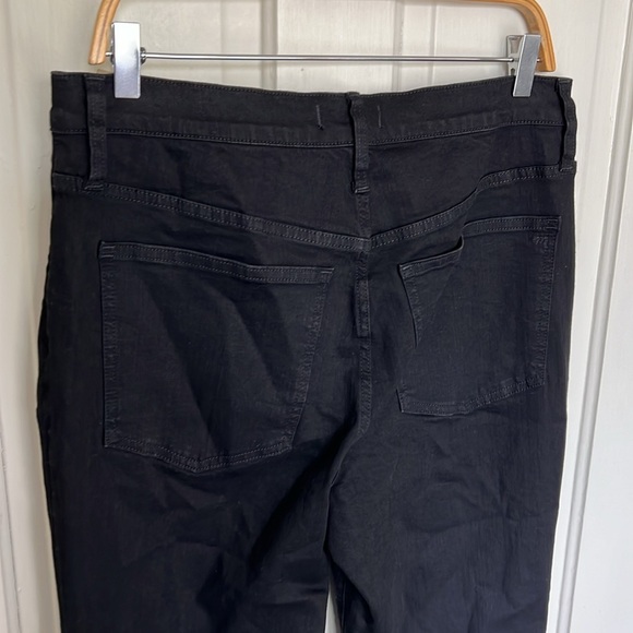 Madewell Skinny Flare Jeans in Black Frost Wash - Picture 11 of 15